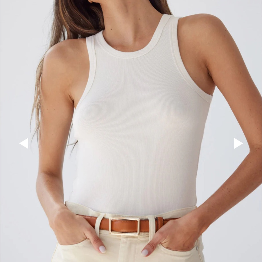 AYR The Flex Tank in Seashell, Size XS